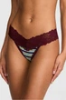 Трусики стринг Victoria's Secret 3(M) Фиолетовый (156467) - изображение 1
