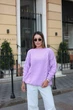 Свитер женский вязаный сиреневый 44-62 с1524.5088 - изображение 8