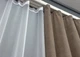 Комплект штор VR-Textil Мікровелюр Petek 150х270 2шт і Тюль 400х270 1701ш-1153т Капучино з білим 71-055/3 - зображення 8