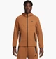 Толстовка чоловіча Nike Tech Fleece XL Коричневий FB7921-281 - зображення 1