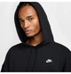 Худі чоловіче Nike M Nk Club Ft Oversized Po Hdy XL Чорний HJ1816-010 - зображення 3