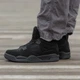 Чоловічі кросівки зимові Retro 4 Fur Black Cat чорні 41 - зображення 6