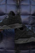 Чоловічі кросівки зимові Retro 4 Fur Black Cat чорні 43 - зображення 8