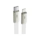 Дата кабель USB 2.0 AM to Lightning 1.2m 30W nylon white Acefast (6974316286240) - изображение 2