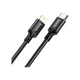Дата кабель USB-C to Lightning 1.0m 3A 20W nylon X14 black HOCO (6931474752192) - изображение 2