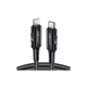 Дата кабель USB-C to Lightning 1.8m 30W 3A nylon black Acefast (6974316281306) - изображение 1
