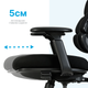 Кресло компьютерное офисное эргономичное OfficePro FlexCore ОС120B Black - изображение 14