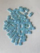 Лист мозаики Picaso Rainbow 10x10 mm светло-голубая перламутровая 841 шт (WA16) - изображение 2