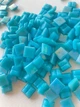 Лист мозаики Picaso Rainbow 10x10 mm бирюзовая перламутровая 841 шт (WA12) - изображение 2