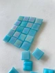 Лист мозаики Picaso Rainbow 10x10 mm бирюзовая перламутровая 841 шт (WA12) - изображение 5