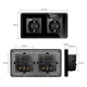 Стеклянная розетка с USB + Type-C 1DAL | Черный 2 гнезда (G157D-STUTCX2.BL) - изображение 6