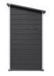 Садовий пластиковий будиночок Keter Essential 6x4 (184смх112см) графіт/білий 263895 - изображение 2