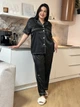 Стильна шовкова піжама для дівчат PLUS SIZE 2XL - зображення 3