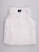 Женский меховой жилет One Size молочный с мягким коротким ворсом (263918) One size One Size - изображение 5