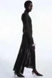 Сукня жіноча COS pleated knitted turtleneck maxi dress 1203905001 S Чорний - изображение 3