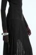 Сукня жіноча COS pleated knitted turtleneck maxi dress 1203905001 S Чорний - изображение 5