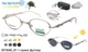 Складные Очки-Хамелеоны GENTLE FAWN GF3046_X1 Polarized Blue Blocker (для Компьютера, Солнца и Авто) + Футляр - изображение 2