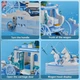 Конструктор Mould King 10161 Різдвяна карета з конями білий блакитний набір будівельних блоків 1214 деталей для дітей від 14 років - зображення 6