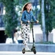 Самокат складной Micro Sprite Suspension оливковый алюминий до 100 кг - изображение 2
