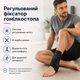 Регулируемый фиксатор голеностопа с системой шнуровки, черно-синий, 25 × 13 см - изображение 4