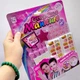 Детский маникюрный набор MIC Little Girls Manicure Set 24x29 см с накладными ногтями и наклейками для творчества Разноцветный - изображение 3