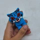 Коллекционная фигурка OYTOY Тигр Дерпи К-поп мини 6x4x10 см синяя из пластика для интерьера и фанатов современной поп-культуры и дизайна - изображение 2