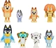 Набор из 8 фигурок Bluey Heeler Family фигурки семья Блуи с движущимися частями - изображение 1