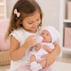 Реалистичная Кукла Реборн Девочка 38 см La Newborn Pretty in Pink Berenguer Boutique JC Toys 18053 - изображение 8