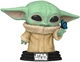 Фигурка Фанко Малыш Грогу с Бабочкой №468 Star Wars Mandalorian The Child Grogu with Butterfly Funko 54529 - изображение 2