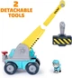 Будівельна машина з фігуркою Rubble & Crew Motor Mega Hammer Щенячий патруль Кремез і команда (6074961) - зображення 3