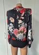 Боди-блузка в цветочный принт New collection Черный 16783 L (укр 48) - изображение 6