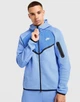 Чоловіча толстовка Nike Tech Fleece Mix Wr Hoodie Erkek Sweatshirt L Блакитний IH4302-412 - зображення 1