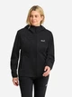 Спортивная ветровка с капюшоном женская Jack Wolfskin A66370-6000 S Черная (4064886761154) - изображение 1