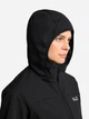 Спортивная ветровка с капюшоном женская Jack Wolfskin A66370-6000 S Черная (4064886761154) - изображение 4