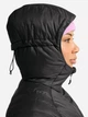 Куртка демисезонная удлиненная с капюшоном женская Jack Wolfskin A66386-6000 M Черная (4064886763578) - изображение 4