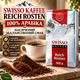 Кава арабіка мелена 520 г Swisso Kaffee Reich Rosten насиченого смаку середнє обсмажування ароматний кавовий напій середнього помелу з нотками шоколаду горіха для еспресо молочних напоїв - зображення 1