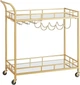 Стелаж етажерка з полицями на колесах 2-х ярусна VASAGLE 38x80x90 см B094VD77C2 - зображення 1