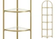 Консоль Songmics 28x28x158 см золото LGT810A01 - зображення 6