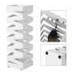 Підставка для парасольок Parasolnik White Modern Openwork 15,5x15,5x49 см Біла LUC16W - изображение 9