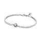 Pandora Браслет теннисный с ореолом 16 см (Silver-White) - изображение 1
