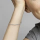 Браслет Pandora "Блестящее паве" (Silver-White) - изображение 5