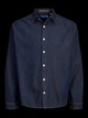 Сорочка чоловіча JACK & JONES 12282775 L dark blue denim - изображение 3