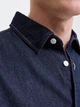 Сорочка чоловіча JACK & JONES 12282775 L dark blue denim - изображение 6