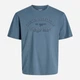 Футболка чоловіча JACK & JONES 12291213 M blue mirage - изображение 6