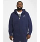 Чоловіча толстовка Nike M Nsw Club Hoodie Fz Bb L Синій BV2645-410 - зображення 10