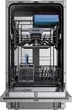Встраиваемая посудомоечная машина Prime Technics PDW 4593 BI - изображение 4