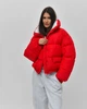 Пуховик жіночий короткий трендовий X-Woyz LS-8972-14 60214 M червоний - изображение 8