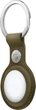 Чехол-брелок Apple для Apple AirTag с кольцом для ключей FineWoven Key Ring Dark Olive (MKG24ZM/A) - изображение 2