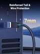 Патч-корд Ugreen NW153 Cat 8 FTP 2 м Black (UGR-80431) - изображение 4