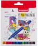 Zestaw cienkopisów Bruynzeel Fineliner Mini 12 kolorów (ROY-60241512) (8712079453947) - obraz 1